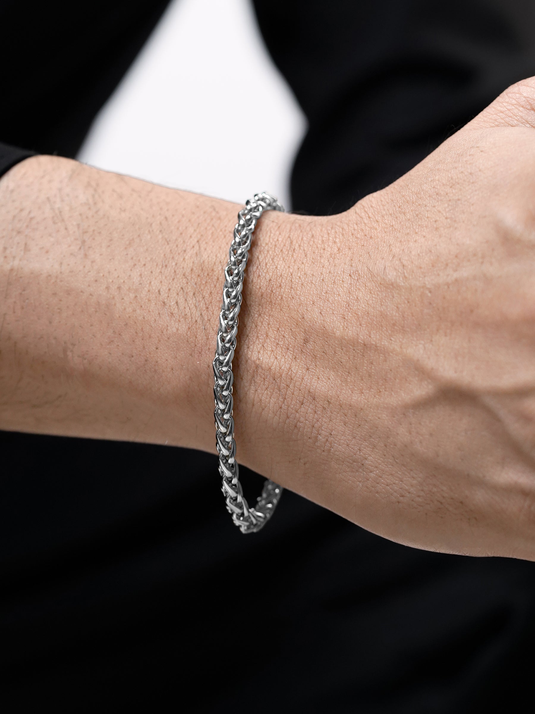 Wheat Chain 5 MM Men's Bracelet