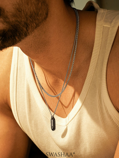 Zarvox Edge Men's Chain Pendant