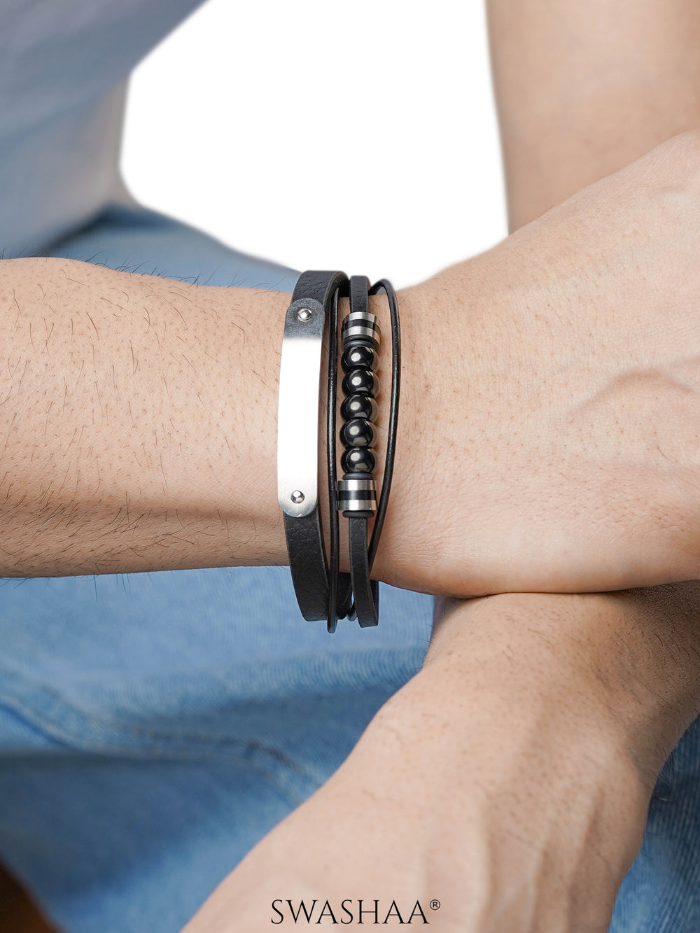 Williams Men's Leather Bracelet