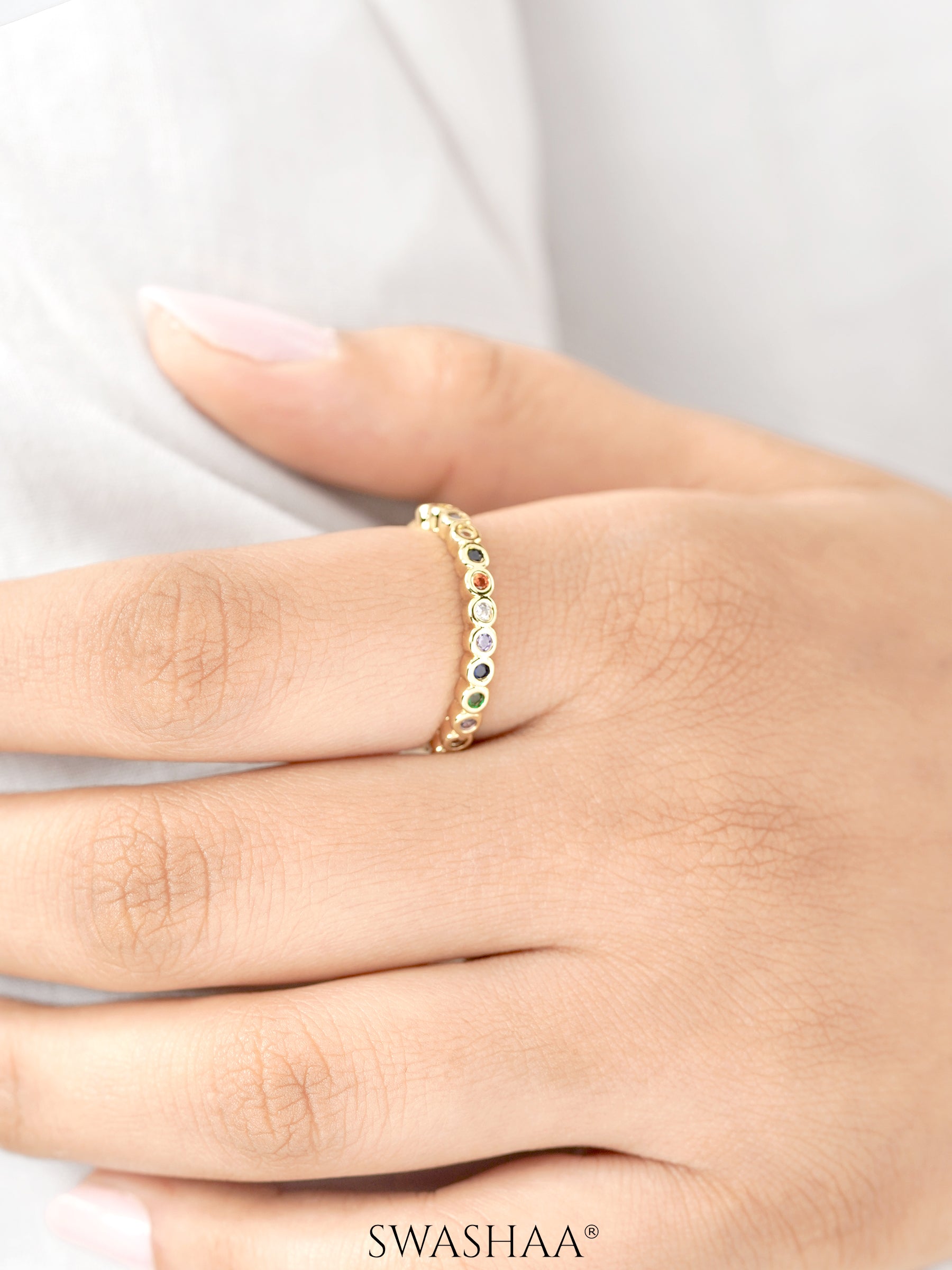 Wisha Band 18K Gold Plated Ring