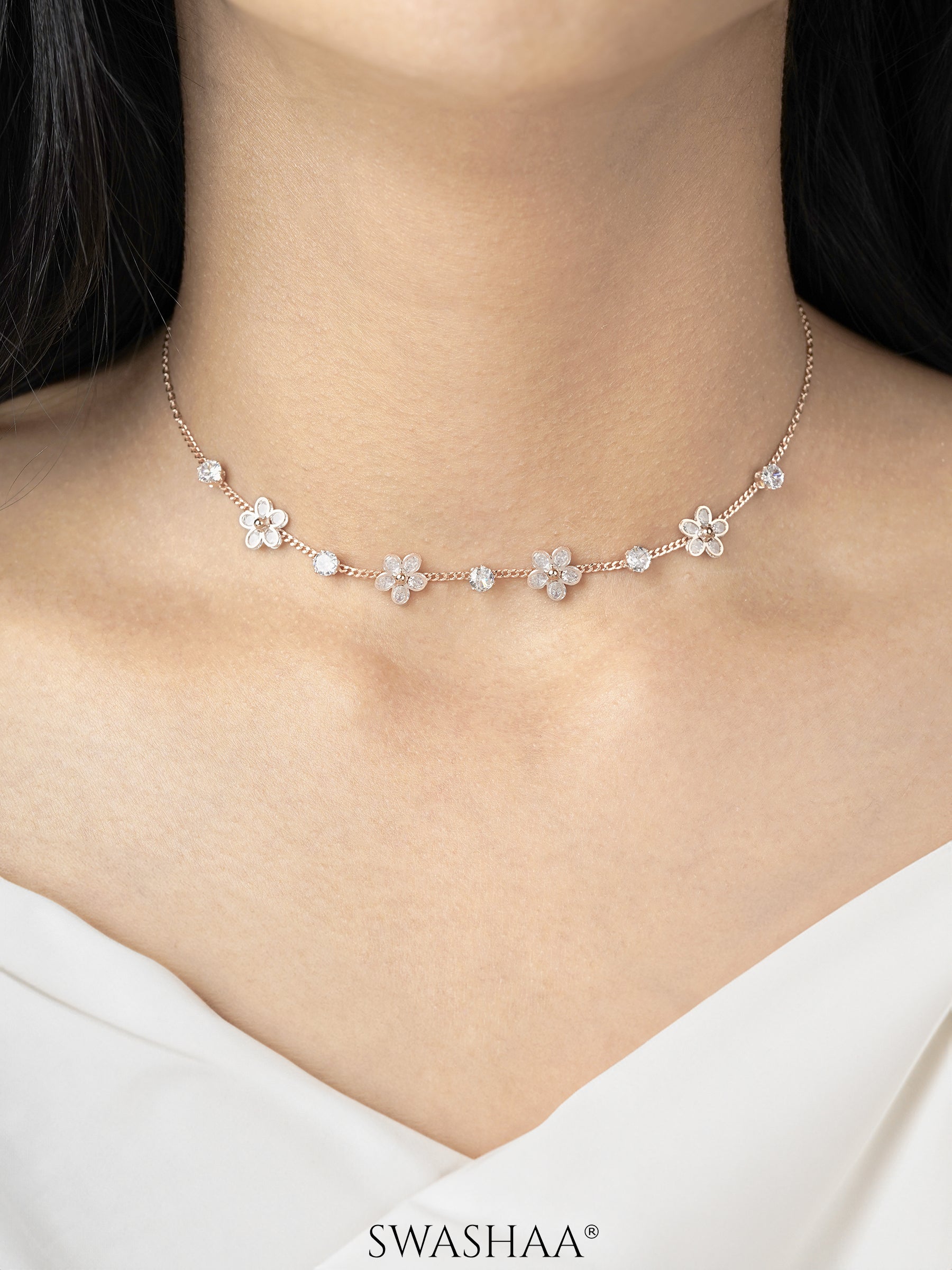 Zaaei Rosegold Plated Choker