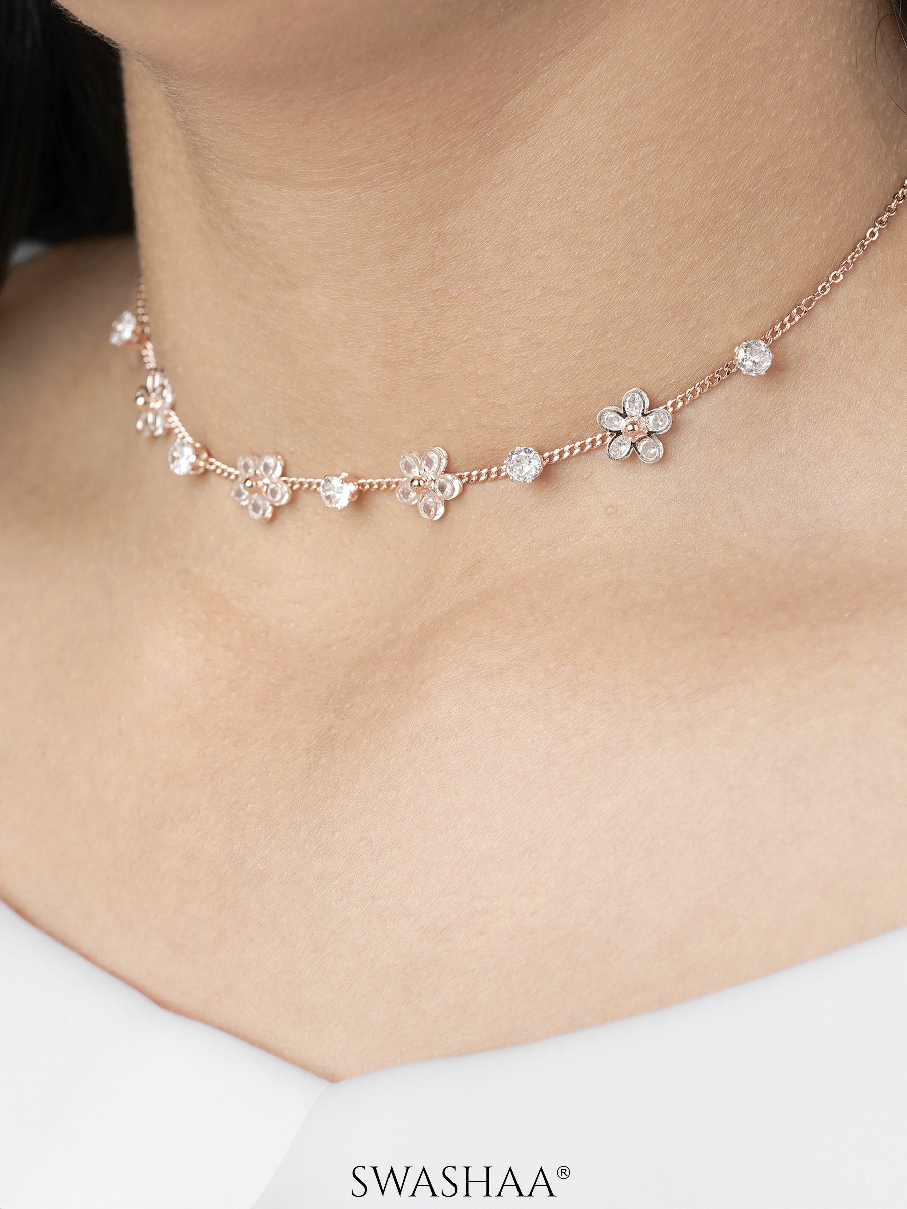 Zaaei Rosegold Plated Choker