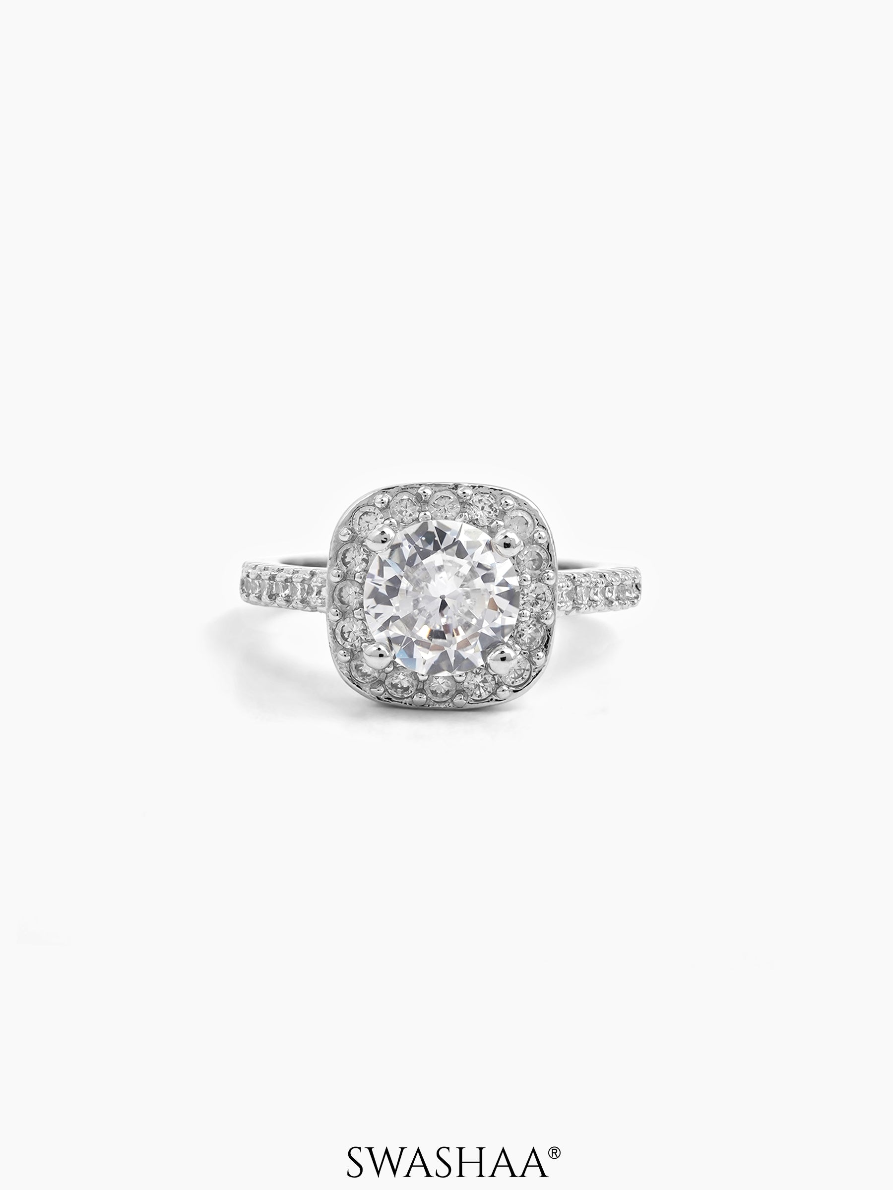 Zariel Cushion Solitaire Ring