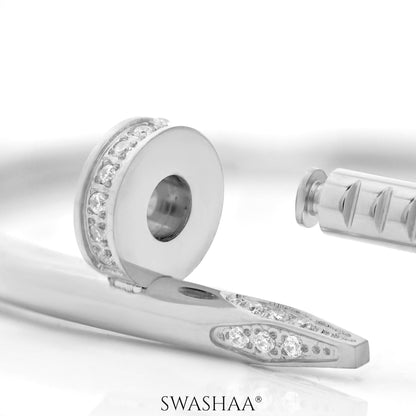 Zayden Diamond Nail Women's Bracelet