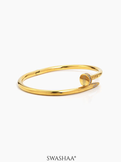 Zayden Diamond Nail Women's Bracelet