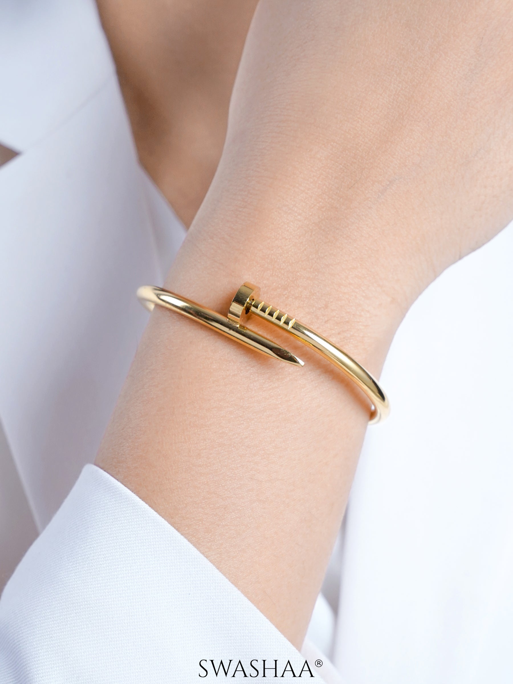 Zayden Solid Nail Women's Bracelet