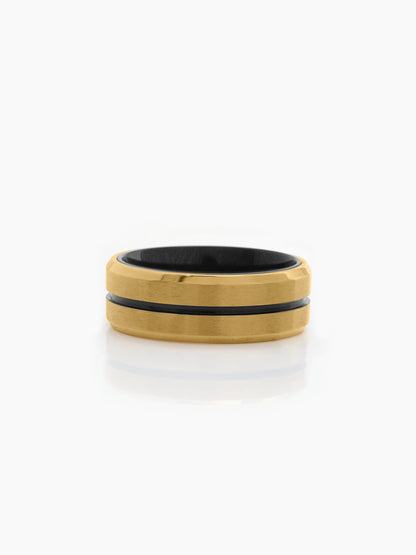 Zayvorn Line 18K Gold Plated Men's Ring
