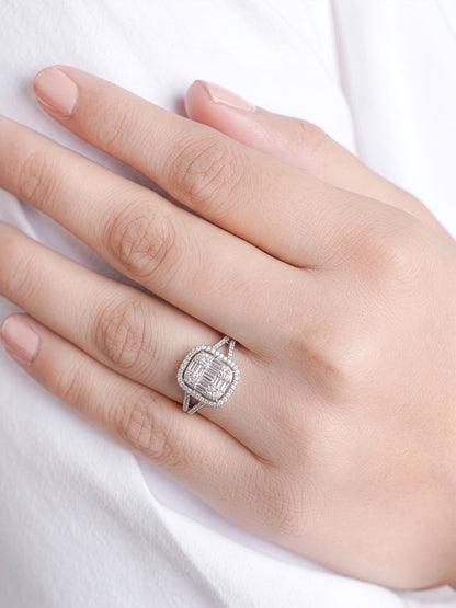 Zerina Cushion Solitaire Ring