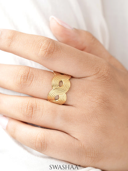 Zion 18K Gold Plated Ring