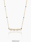 Zivelle Solitaire Cluster Bar Mangalsutra 18K Gold-Plated