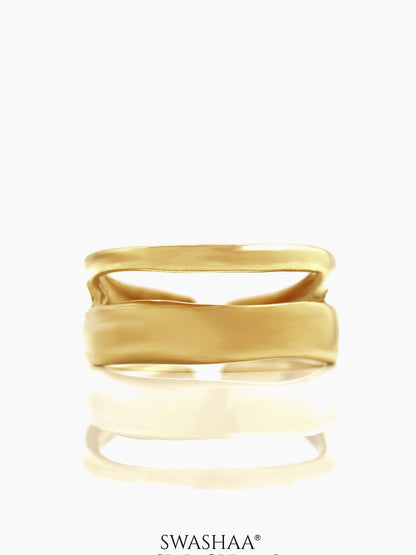 Zoey 18K Gold Plated Ring Gold
