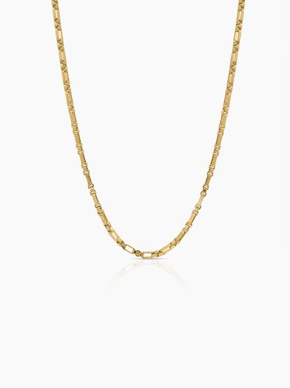 Zoky Link Men's Chain 18K Gold Plated