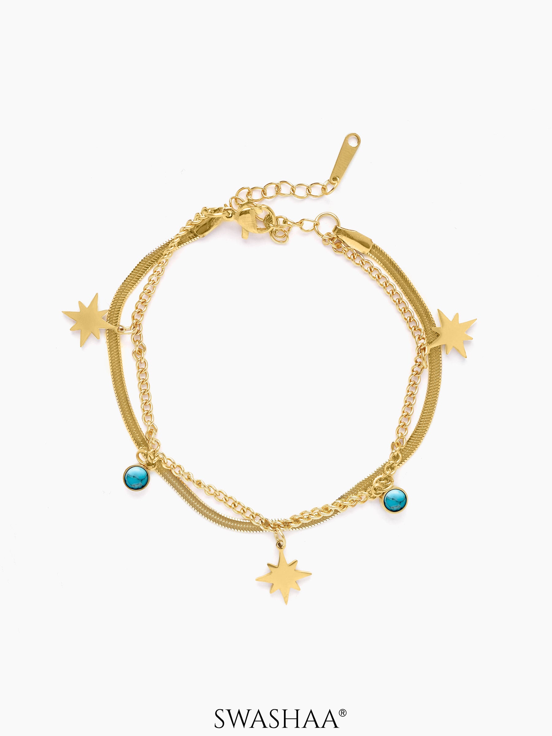 Zoya Star 18K Gold Plated Bracelet Gold