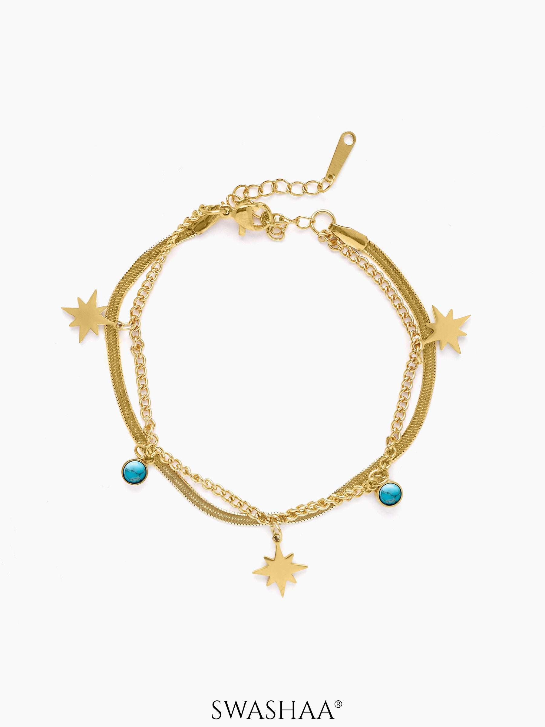 Zoya Star 18K Gold Plated Bracelet Gold
