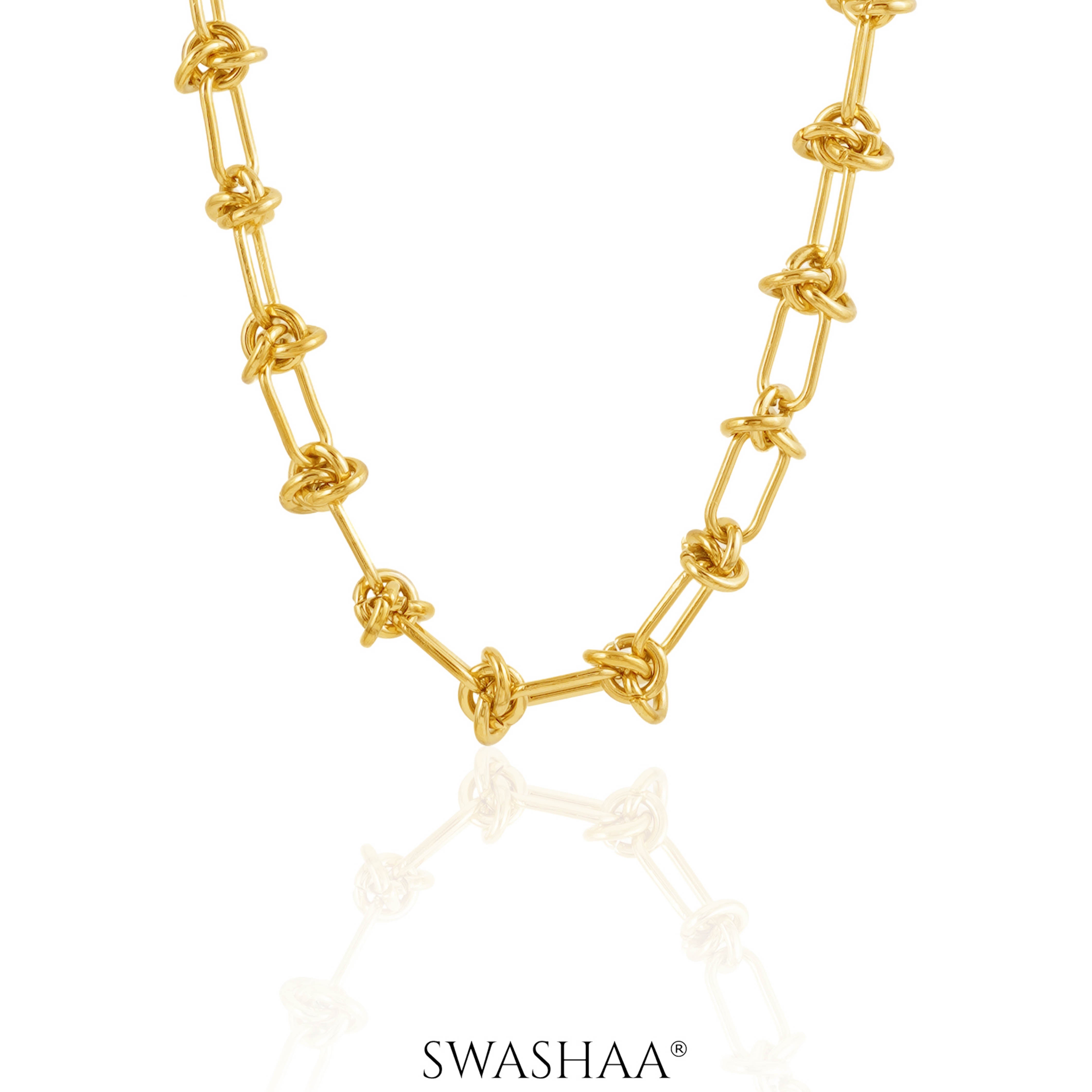 Zynn Link 18K Gold Plated Choker