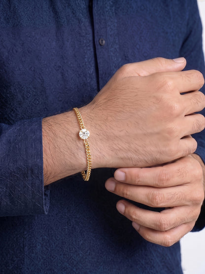 Kiaan Star 18K Gold Plated Rakhi